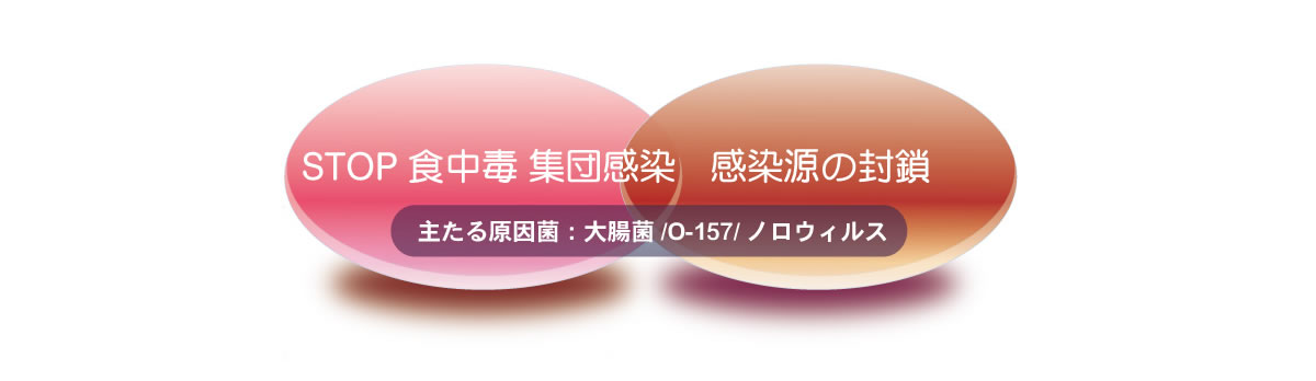 STOP食中毒 集団感染 感染源の封鎖