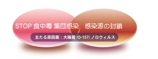 STOP食中毒 集団感染 感染源の封鎖